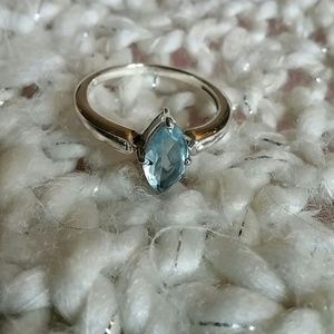 Artisan Handmade Solitaire Aquamarine Ring